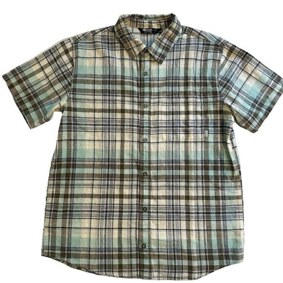 NWT Outdoor Research Weisse Plaid Shirt Calcite Mens Large - Picture 1 of 9